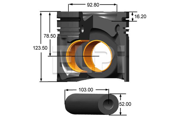 Piston LP181 3050 STD ELPI